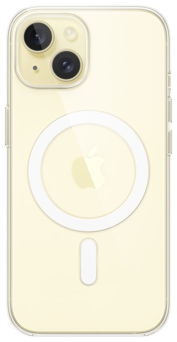 Cover für Apple iPhone 15  Clear Case mit MagSafe (Transparent) 