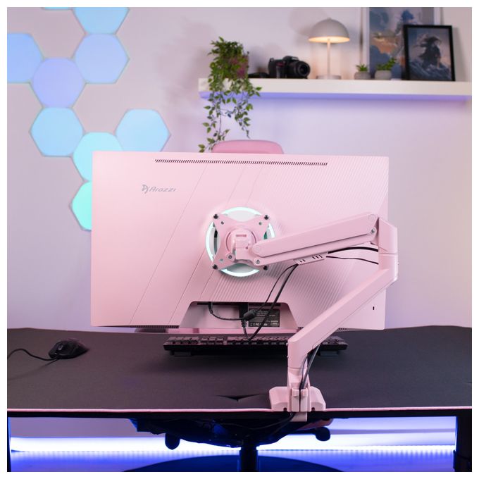 Monitorarm bis 9 kg  Alzare Neo (Pink) 