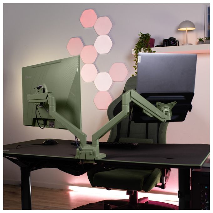 Monitorarm bis 18 kg  Alzare Neo Duo (Grün) 