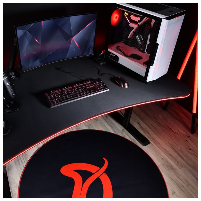 bis 80 kg  Arena Gamingtisch (Schwarz) 