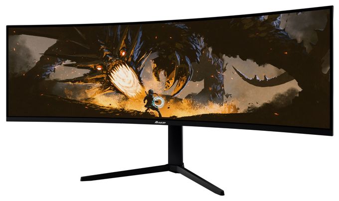 Quad HD Monitor 124,5 cm (49 Zoll) 32:9 4 ms 350 cd/m²  Nova Curved (Schwarz) 