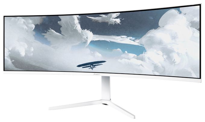 Quad HD Monitor 124,5 cm (49 Zoll) 32:9 4 ms 350 cd/m²  Nova Curved (Weiß) 