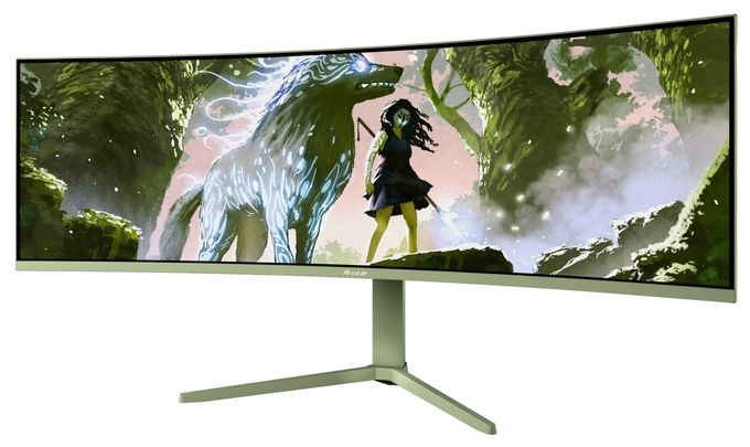 Quad HD Monitor 124,5 cm (49 Zoll) 32:9 4 ms 350 cd/m²  Nova Curved (Grün) 