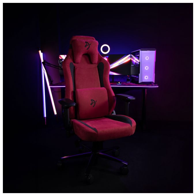 Gamingstuhl bis 145 kg (Burgund) Vernazza Supersoft 