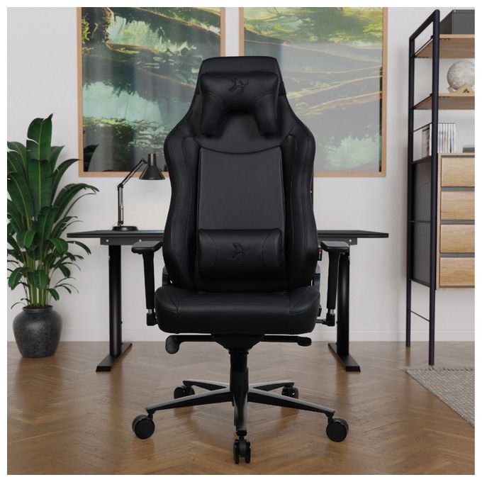 Gamingstuhl bis 170 kg (Schwarz) Vernazza XL SoftPU 