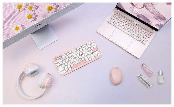 2400 DPI Haus Maus Optisch  Fragrance Mouse MD101 (Pink) 