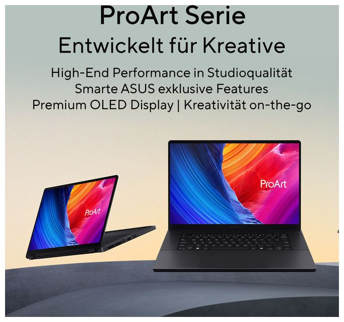 2K Ultra HD Notebook 40,6 cm (16 Zoll) 2880 x 1800 Pixel 1 TB SSD Windows 11 Home AMD Ryzen 9 max. 5,1 GHz  H7606WP-SR271W (Schwarz) 
