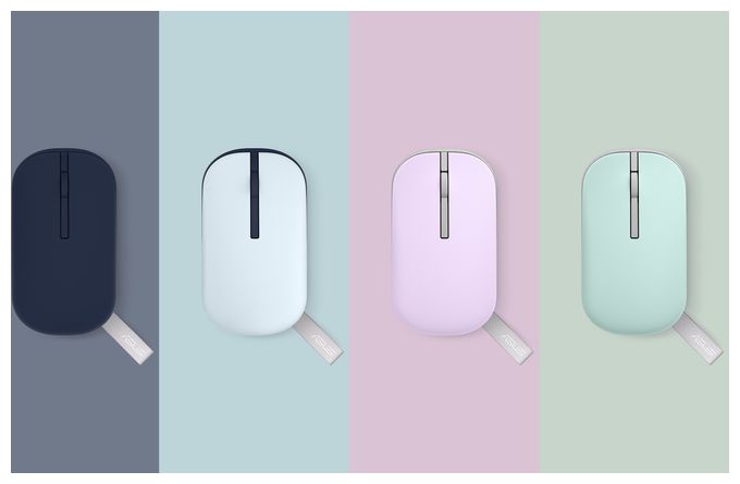 1600 DPI Büro Maus Optisch  Marshmallow Mouse MD100 (Grau) 
