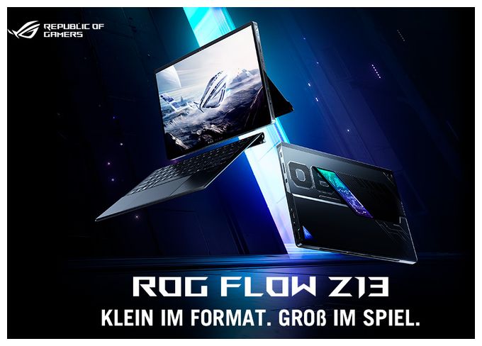 WQXGA Notebook 34 cm (13.4") 2560 x 1600 Pixel 1 TB SSD Windows 11 Home AMD Ryzen AI Max+ max. 5,1 GHz  ROG Flow GZ302EA-RU073W (Schwarz) 