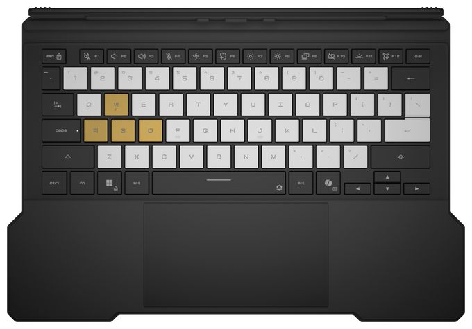 WQXGA Notebook 34 cm (13.4") 2560 x 1600 Pixel 1 TB SSD Windows 11 Home AMD Ryzen AI Max+ max. 5,1 GHz (Schwarz, Weiß, Gold) ROG Flow Z13 GZ302EAC-RU178W 