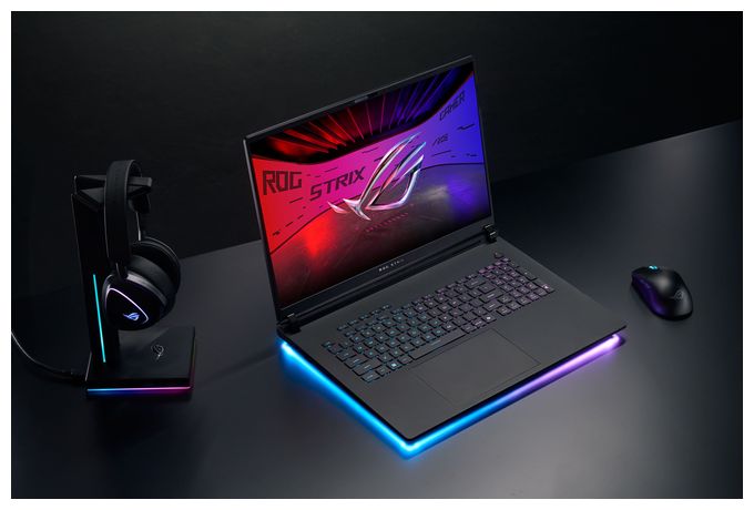 WQXGA Notebook 45,7 cm (18 Zoll) 2560 x 1600 Pixel 4 TB SSD Windows 11 Home Intel Core Ultra 9 max. 5,4 GHz  ROG Strix SCAR 18 G835LW-SA022W (Schwarz) 