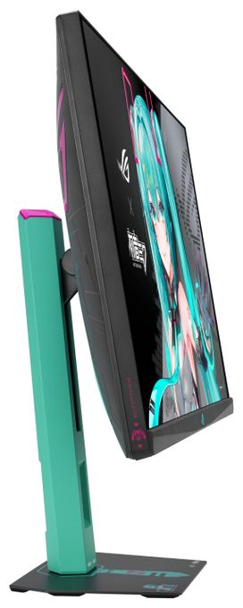 Quad HD Monitor 68,6 cm (27 Zoll) 16:9 1 ms 400 cd/m²  ROG Strix XG27ACMEG-G Hatsune Miku Edition (Mehrfarbig) 