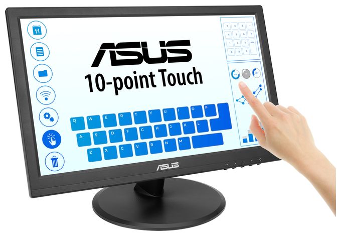 Full HD Monitor 39,6 cm (15.6 Zoll) 16:9 5 ms 220 cd/m²  Touch VT169HE (Schwarz) 