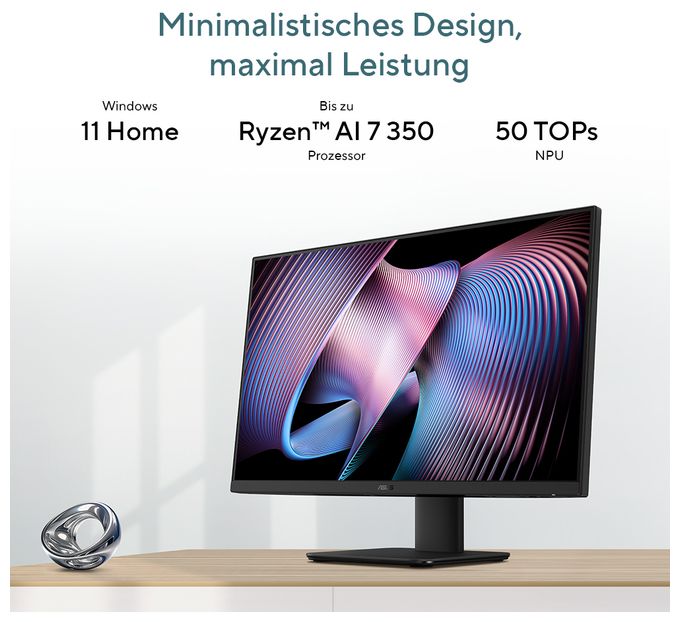 All-in-One-PC 68,6 cm (27 Zoll) 2,0 GHz AMD Ryzen 7 16 GB Ram 1 TB SSD Windows 11 Home intern V600 AIO VM670KA-BPE013W 