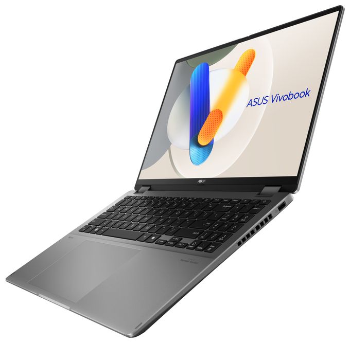 WUXGA Notebook 40,6 cm (16 Zoll) 1920 x 1200 Pixel 512 GB SSD Windows 11 Home Intel Core Ultra 7 max. 4,8 GHz  Vivobook Flip TP3607SA-SI716W Copilot+ PC (Grau) 