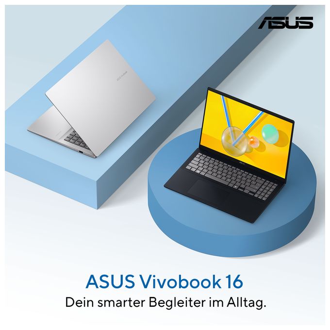 WUXGA Notebook 40,6 cm (16 Zoll) 1920 x 1200 Pixel 512 GB SSD Windows 11 Home Intel Core Ultra 5 max. 4,9 GHz  Vivobook X1607CA-MB253W (Silber) 