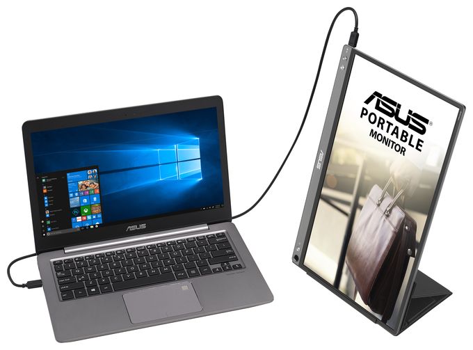 Full HD Monitor 39,6 cm (15.6 Zoll) 16:9 5 ms 250 cd/m²  ZenScreen MB16ACE (Grau) 
