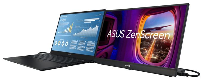 Full HD Monitor 43,9 cm (17.3 Zoll) 16:9 5 ms 300 cd/m²  ZenScreen MB17AHG (Schwarz) 