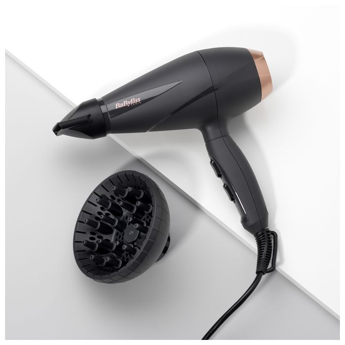 Haartrockner 2100 W (Schwarz, Rosa-Goldfarben) 6709DE Smooth Pro 