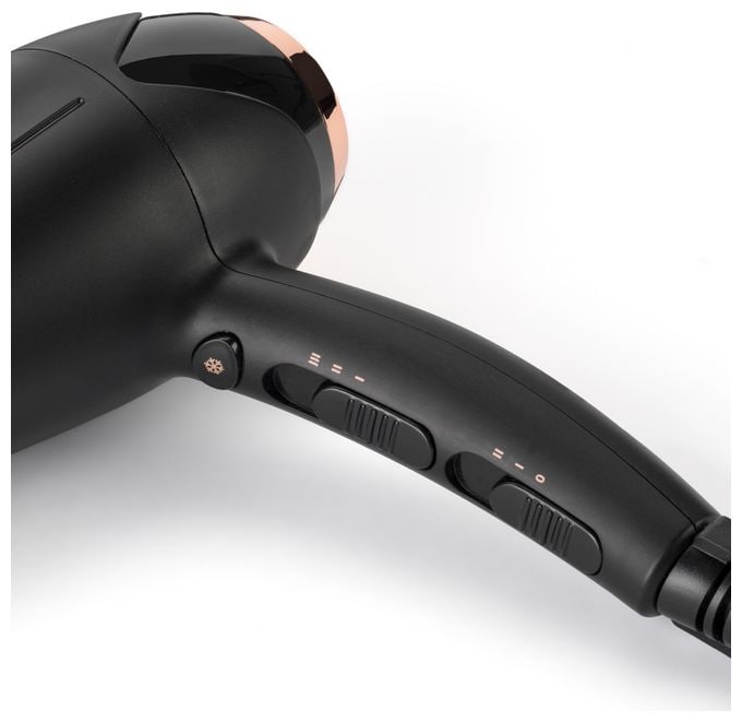 Haartrockner 2200 W  D570DE Turbo Shine 2200 (Schwarz) 