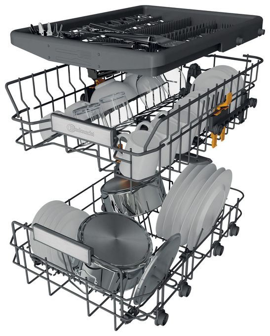 45 cm Geschirrspüler freistehend Sehr leise 10 Maßgedecke ActiveDry BK6FB10BS7A0X 