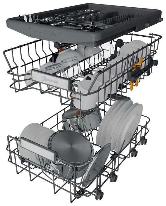45 cm Geschirrspüler teilintegriert (ohne Front) Sehr leise 10 Maßgedecke ActiveDry BK6PB10BS7A0 
