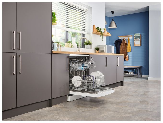 60 cm Geschirrspüler freistehend Leise 14 Maßgedecke Restwärme BDFN26430W 