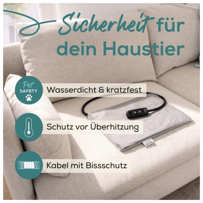  PP210 Lilli Heizmatte für Hunde & Katzen (Grau) 