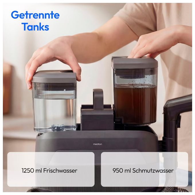 Naß-/Trockensauger bis 0,95 l Schmutzwasser MD100123 X10UC Polsterreiniger 