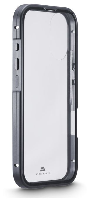 Cover für Apple iPhone 17 (Schwarz, Transparent) 360° Glass 