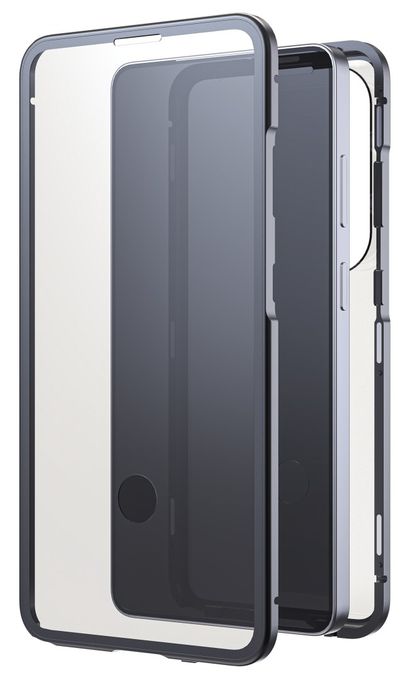 Cover für Samsung Galaxy S26 Ultra (Schwarz, Transparent) 360° Glass 