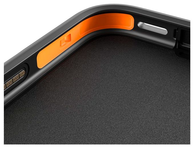 Cover für Apple iPhone 17 Pro / 18 Pro  Ultra Robust (Schwarz, Orange) 
