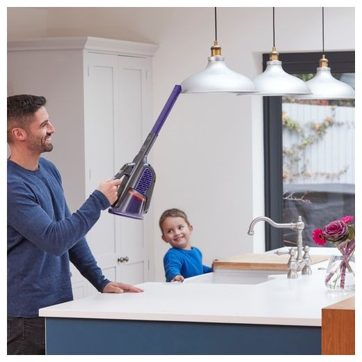 Handstaubsauger Beutellos bis 20 min Laufzeit 18 V  BHHV520BFP Dustbuster (Schwarz, Violett) 