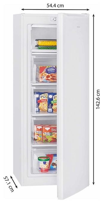 168 l Gefrierschrank 190 kWh Jahr NoFrost  GS7340 (Weiß) 