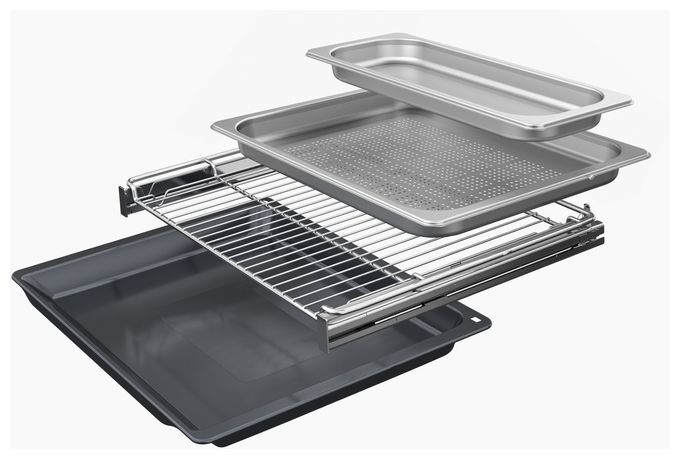 Einbaubackofen kompakt Dampfgaren AutoClean (Schwarz) CSG936AM1 