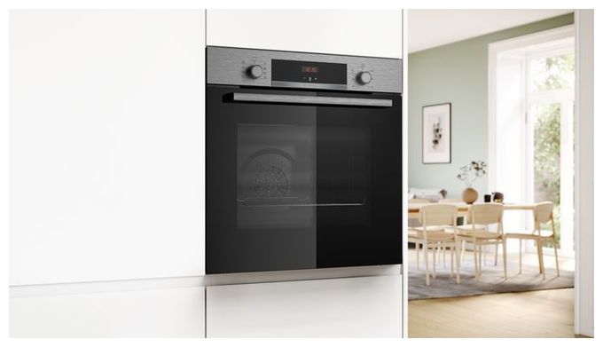 Backofen-Set groß AutoClean mit autarkem 60 cm Induktions Kochfeld EXB43IK1 (HBA514BS3 + PIF64RBB5E + HEZ631070) 