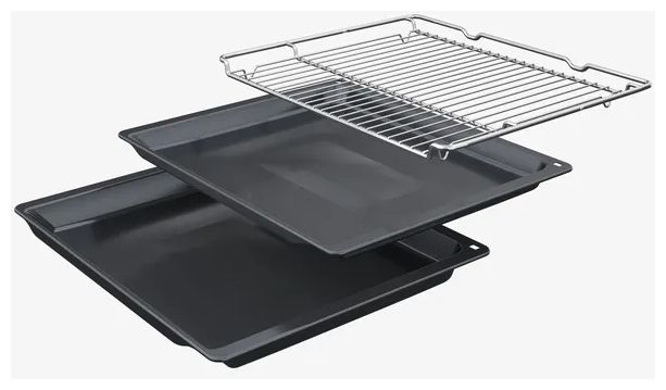 Backofen-Set groß AutoClean Hydrolytisch mit autarkem 80 cm Glaskeramikkochfeld Kochfeld HBD433AB83 (HBA4340B3 + PKC845FP1D) 