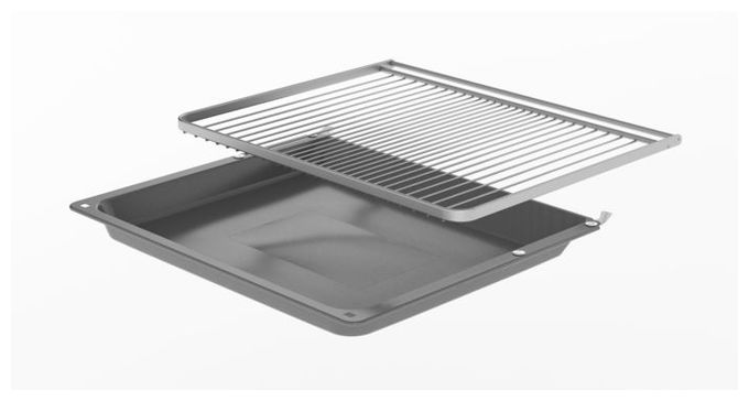 Herdset groß AutoClean mit 60 cm Induktions Kochfeld HND617LS67 (HEB517BB4 + NVQ645CB6E) 