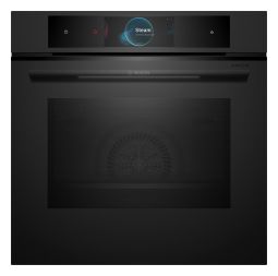 Einbaubackofen groß Dampfgaren AutoClean (Schwarz) HSG938EM1 