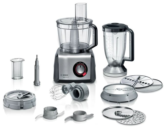 1250 W Küchenmaschine 3,9 l  MC812M865 MultiTalent 8 (Schwarz, Edelstahl) 