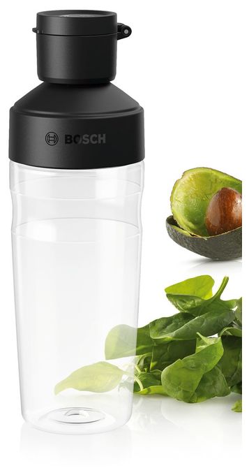 Tritan (Schwarz, Transparent) MMZV0BT1 VitaMaxx Trinkflasche 