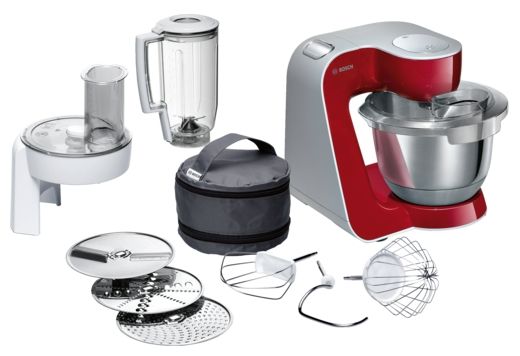 1000 W Küchenmaschine 3,9 l (Grau, Rot, Edelstahl) MUM58720 