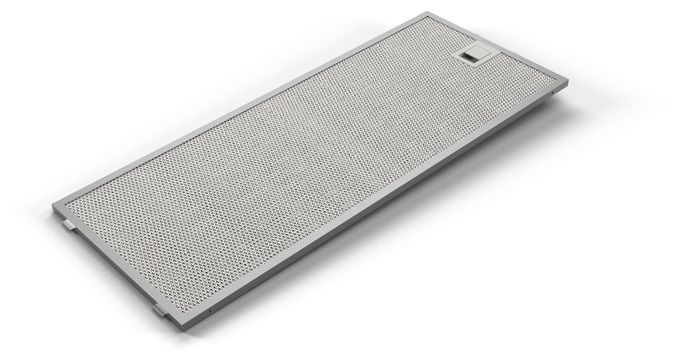 Abluft/Umluft Dunstabzugshaube/Esse Einbau 60 cm (Metallisch, Silber) Serie 2 DFL063W57 
