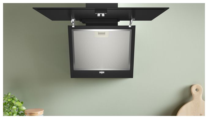 Abluft/Umluft Dunstabzugshaube/Esse Wand 60 cm (Schwarz) Serie 2 DWK65DK60 