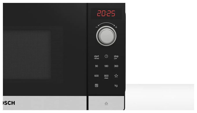 Freistehende Mikrowelle 800 W Größe: klein  Serie 2 FFL023MS2 (Schwarz, Edelstahl) 