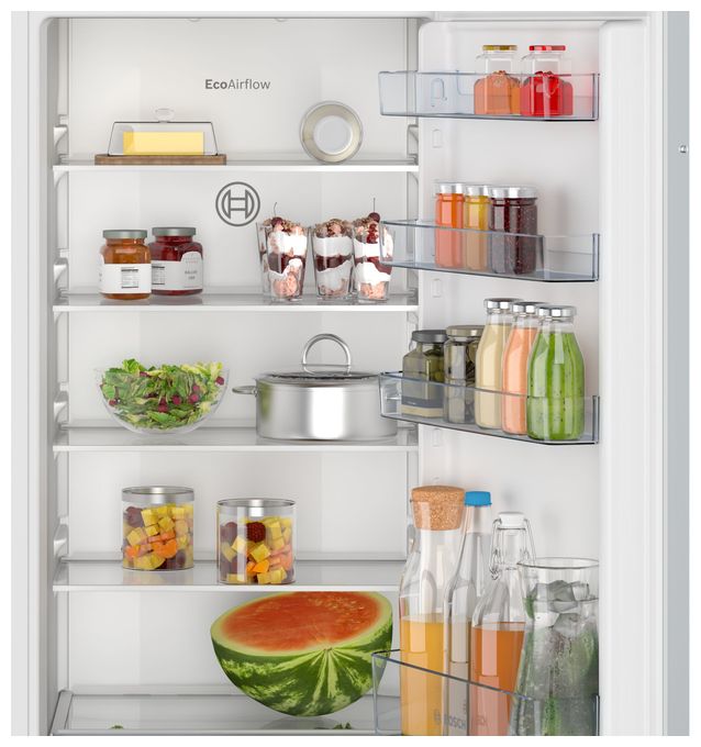 204 l 122,5 cm Einbaukühlschrank EEK: E 101 kWh Jahr Serie 2 KIR41NSE0 Schlepptür 