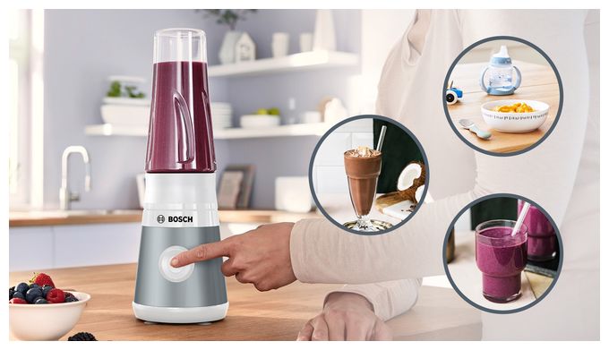 0,6 l Standmixer 450 W  Serie 2 MMB2111T VitaPower (Silber) 