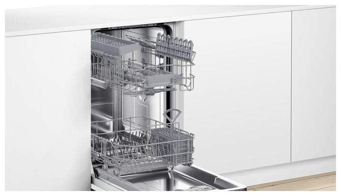 45 cm Geschirrspüler vollintegriert (ohne Front) Leise 10 Maßgedecke aquaStop Funktion Serie 2 SPV2HKX02E 