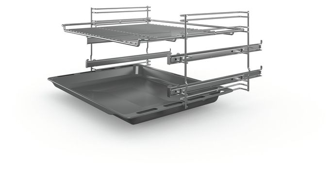 Freistehender Herd Elektro normal Variabler Doppelgrill 7 Beheizungsarten mit Glaskeramik Kochfeld Serie 4 HKR39C250 