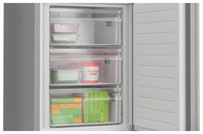 260 l / 103 l Kühl-Gefrierkombi freistehend NoFrost 112 kWh Jahr  Serie 4 KGN392LAG (Metallisch) 